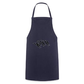 Sorcière - Tablier de cuisine - marine - Devant - AI Model Male 185 dark (185cm)