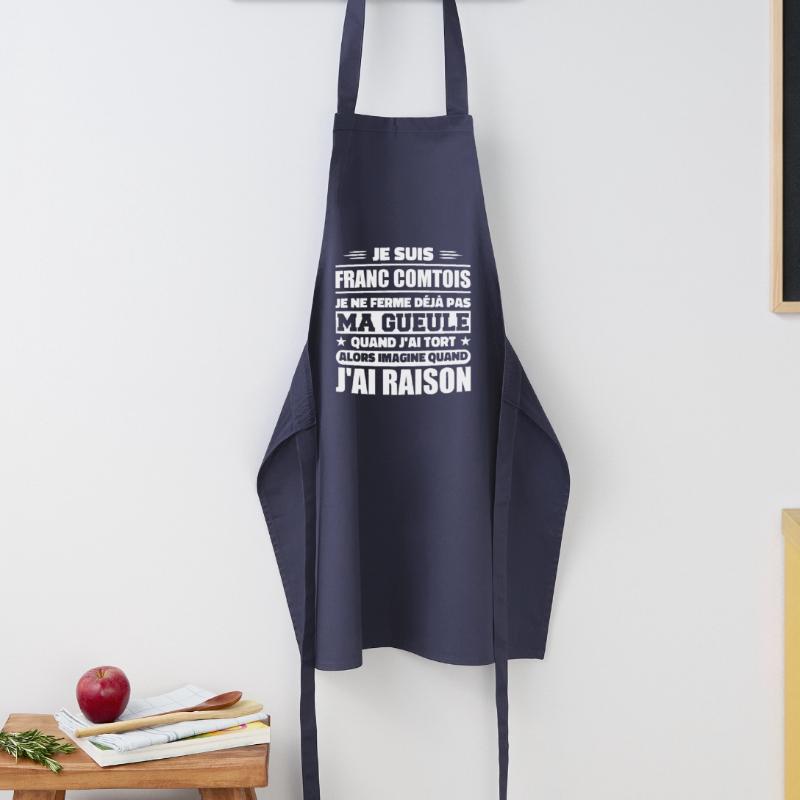 Franc comtois je ferme pas ma gueule franche comté Tablier de cuisine