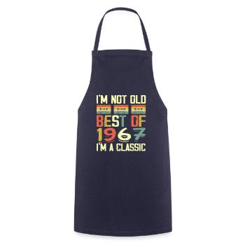 1967 I'm Not Old I'm Classic Vintage 1967 Birthday - Tablier de cuisine - marine - Devant - AI Model Male 185 dark (185cm)