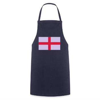 Drapeau national de l Angleterre - Tablier de cuisine - marine - Devant - AI Model Male 185 dark (185cm)