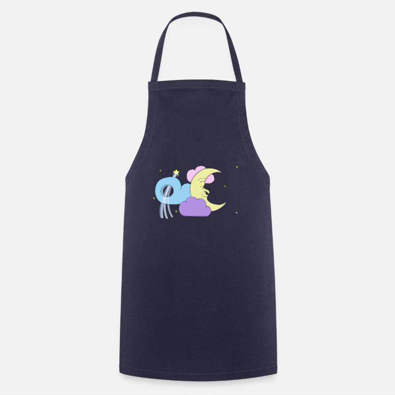 Goodnight Moon - Cooking Apron - navy