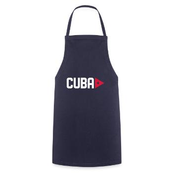 CUBA STAR CUBANO - Kochschürze - Navy - Vorne - AI Model Male 185 dark (185cm)