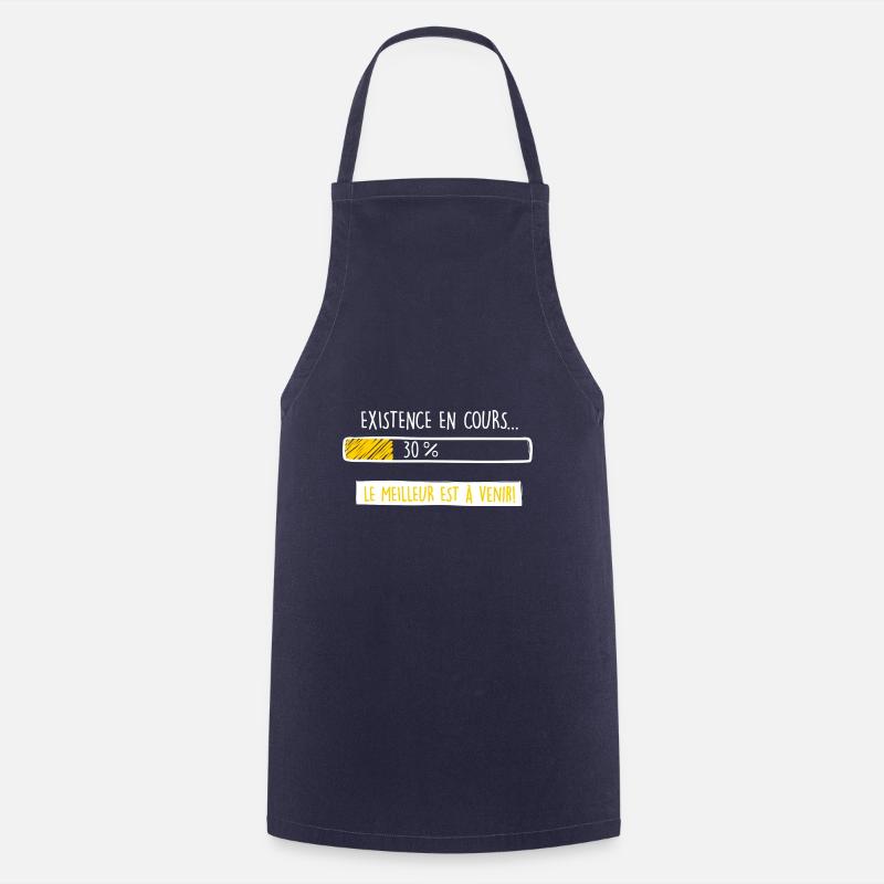 30 ans - Existence en cours - Tablier de cuisine - marine