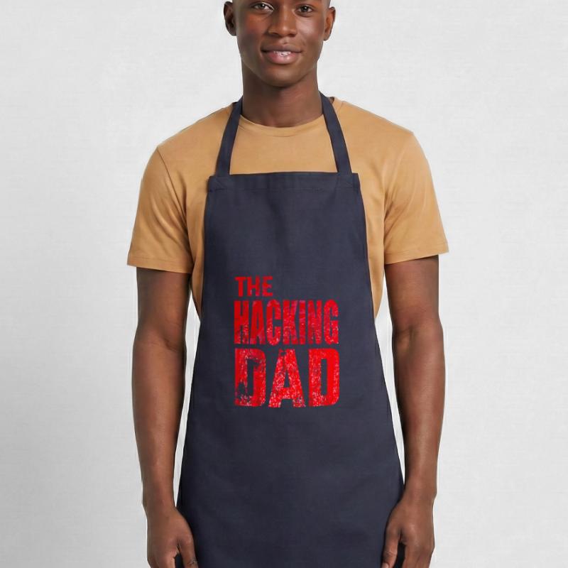 The Hacking Dad Hacker Father Papa Code Computer Cooking Apron