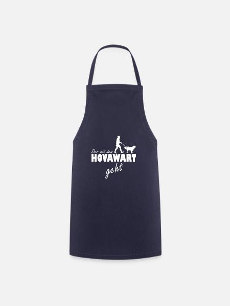 Hovawart Deutscher Hundebesitzer Der mit dem geht - Kochschürze - Navy