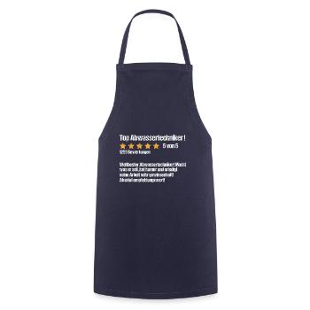 Abwassertechniker Lustig Abschied Danke Kollege - Kochschürze - Navy - Vorne - AI Model Male 185 dark (185cm)