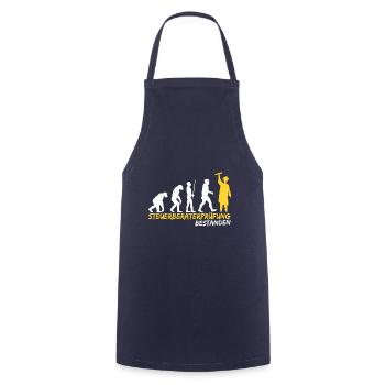 Steuerberater Prüfung bestanden Bestandene Lustig - Kochschürze - Navy - Vorne - AI Model Male 185 dark (185cm)