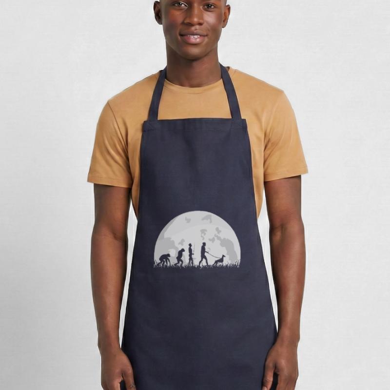 Dobermann propriétaire de chien Evolution Lune Silhouette Tablier de cuisine