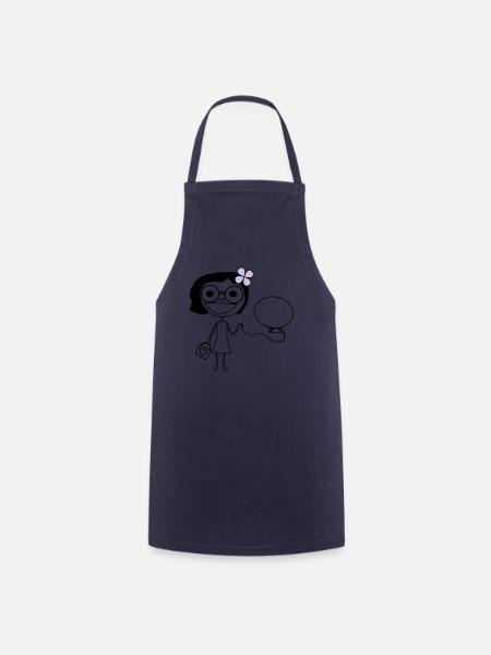 Mädchen - Kochschürze - Navy