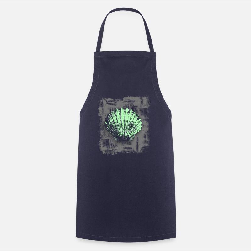 Coquille Saint-Jacques - Tablier de cuisine - marine