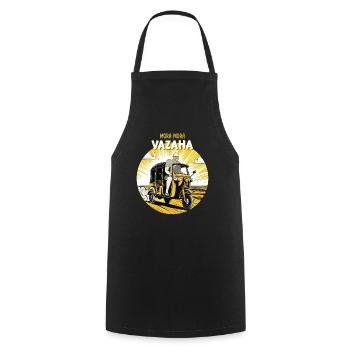 MORA MORA VAZAHA - Tablier de cuisine - noir - Devant - AI Model Male 185 dark (185cm)