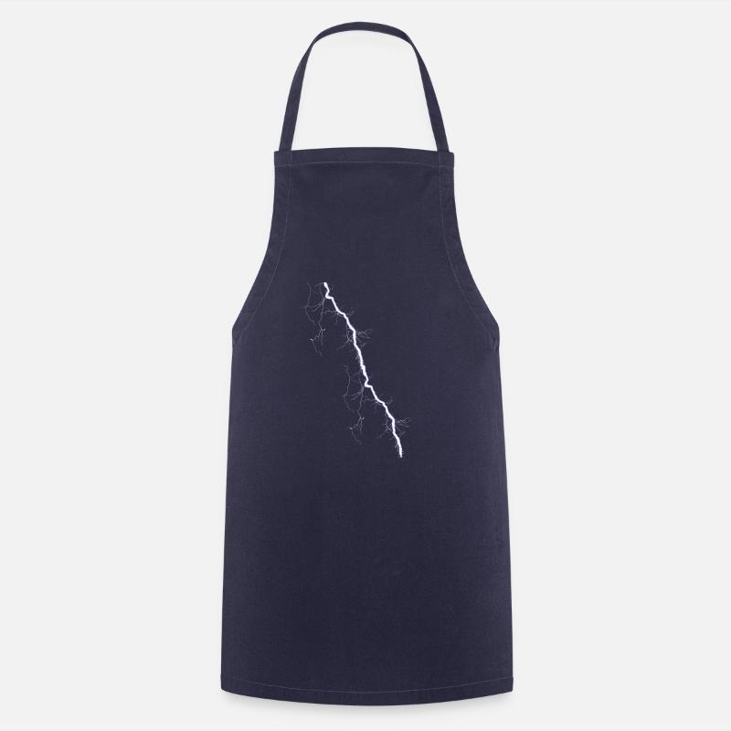 Lightning blue - Cooking Apron - navy