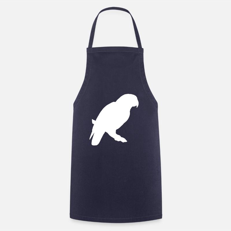 perroquet - Tablier de cuisine - marine