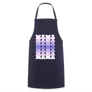 Mother’s Day tribute – mama, mama - Cooking Apron - navy - Front - AI Model Male 185 dark (185cm)