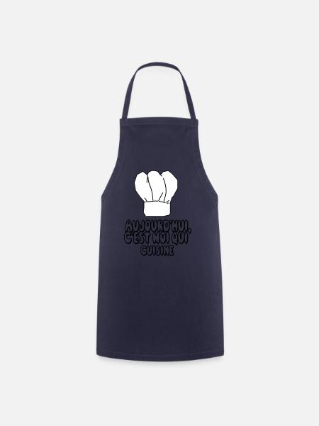 je_suis_en_cuisine,message,citations - Tablier de cuisine - marine
