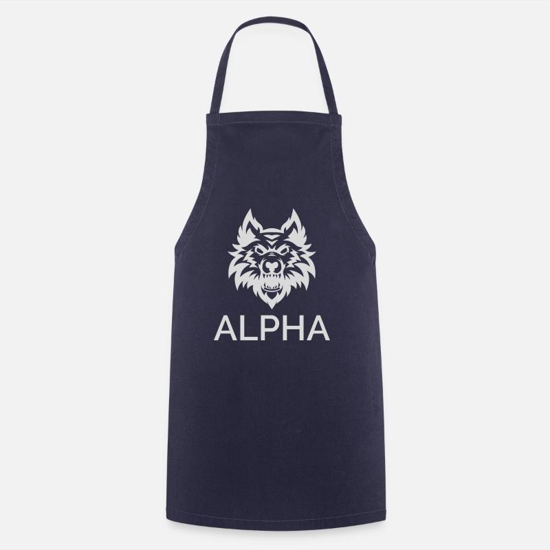 Silver Alpha - Cooking Apron - navy