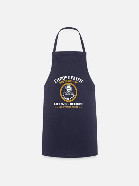 Choose Faith - Kochschürze - Navy
