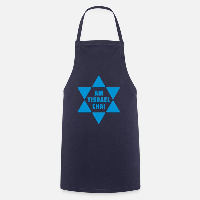 Déclaration de Am Yisrael Chai Pride - Tablier de cuisine - marine