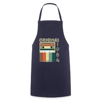 Legendary 1984 Anniversary - Cooking Apron - navy - Front - AI Model Male 185 dark (185cm)
