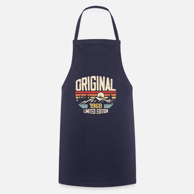 Nostalgisches 1968 Geburtstagsgeschenk 1968 - Kochschürze - Navy