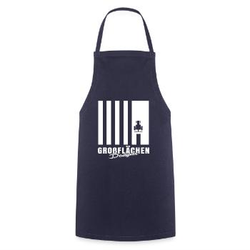 Large area designer gift farmer shirt farmer - Cooking Apron - navy - Front - AI Model Male 185 dark (185cm)