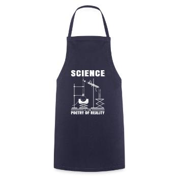 Science Shirt Wissenschaftler Forscher Geschenk - Kochschürze - Navy - Vorne - AI Model Male 185 dark (185cm)