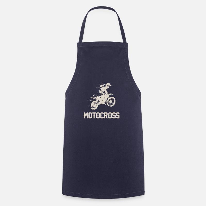 motocross - Cooking Apron - navy