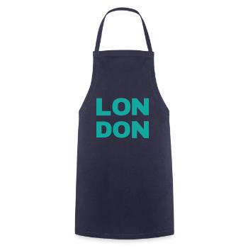 London town - Cooking Apron - navy - Front - AI Model Male 185 dark (185cm)