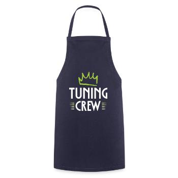 Tuning Crew - Cooking Apron - navy - Front - AI Model Male 185 dark (185cm)