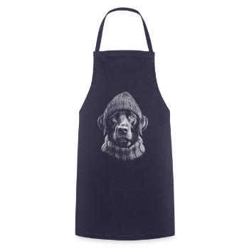 Labrador Hat Dog Dog Labbi Retriever - Cooking Apron - navy - Front - AI Model Male 185 dark (185cm)
