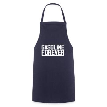 Gasoline Forever - Tablier de cuisine - marine - Devant - AI Model Male 185 dark (185cm)