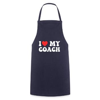 I love my coach - Tablier de cuisine - marine - Devant - AI Model Male 185 dark (185cm)