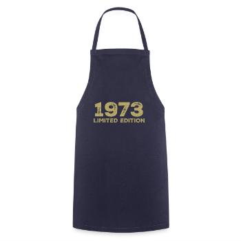 Geburtstagsgeschenk Jahrgang 1973 Jahrgang 1973 - Kochschürze - Navy - Vorne - AI Model Male 185 dark (185cm)