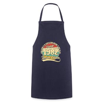 40 Jahre Geburtstag Mann Frau Deko Vintage Lustig - Kochschürze - Navy - Vorne - AI Model Male 185 dark (185cm)