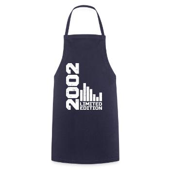Vintage 2002 Birthday Gift 2002 Year 2002 - Cooking Apron - navy - Front - AI Model Male 185 dark (185cm)
