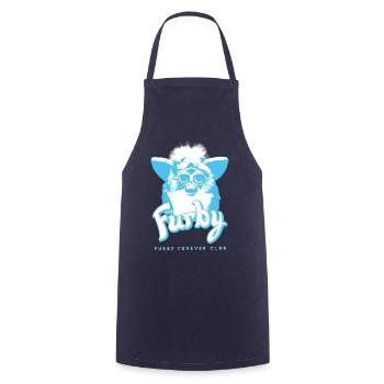 Furby Furever Club With Blue Furby - Cooking Apron - navy - Front - AI Model Male 185 dark (185cm)