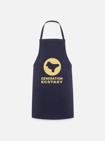 Generation Ecstasy-Pille mit einer Taube - Kochschürze - Navy