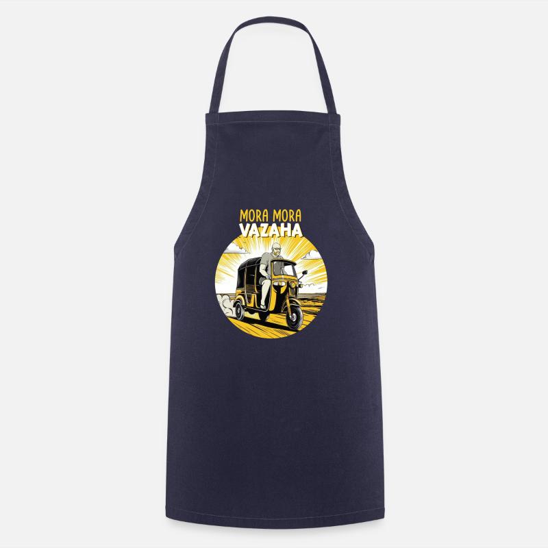 MORA MORA VAZAHA - Tablier de cuisine - marine