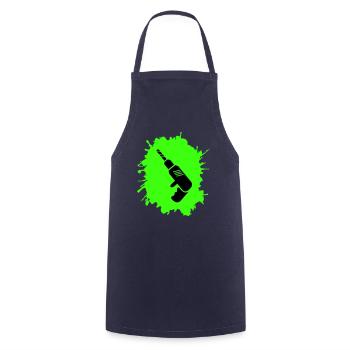 Drill Blobs Craftsman - Cooking Apron - navy - Front - AI Model Male 185 dark (185cm)