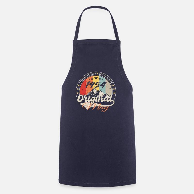 May 1954 | Anniversary 1954 Vintage | May 1954 - Cooking Apron - navy