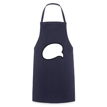 Speech bubble speech bubble bulle comic gift idea - Cooking Apron - navy - Front - AI Model Male 185 dark (185cm)