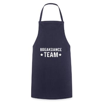 Breakdance Team - Cooking Apron - navy - Front - AI Model Male 185 dark (185cm)