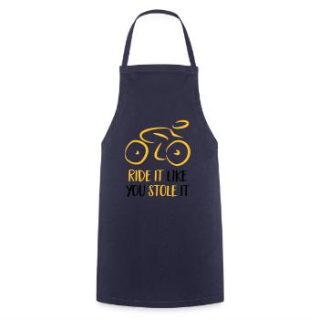 Fahrrad - Cooking Apron - navy - Front - AI Model Male 185 dark (185cm)