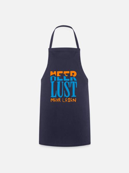 MEER LUST mehr Leben - Kochschürze - Navy