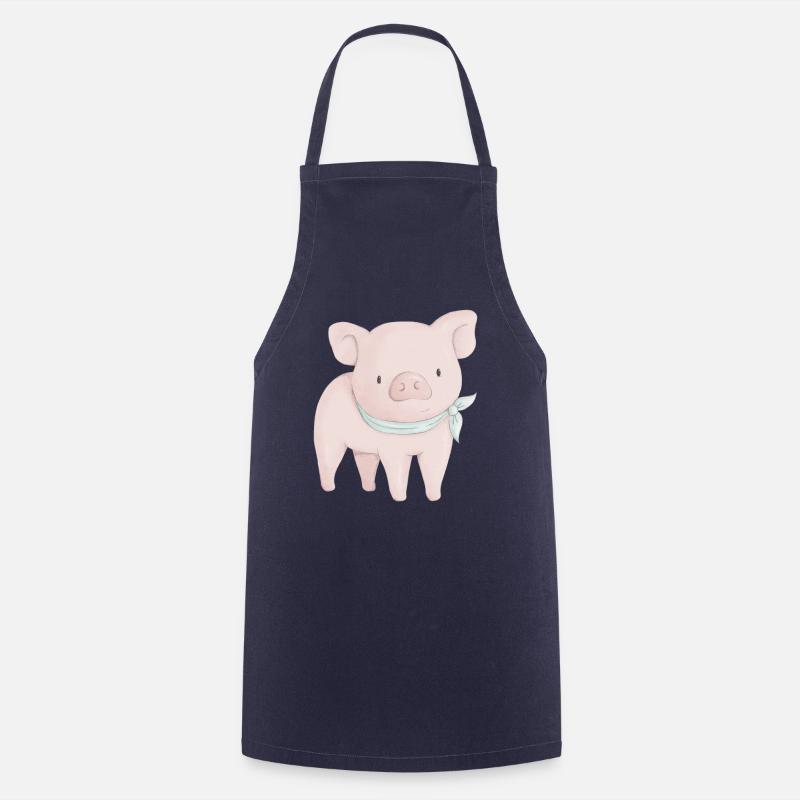 Bébé cochon - Tablier de cuisine - marine