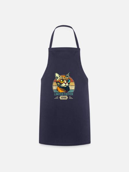 Awesome since 1996 Katze Geburtstag Geschenk - Kochschürze - Navy