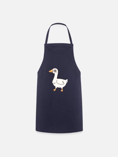 Süße alberne Gans - Kochschürze - Navy