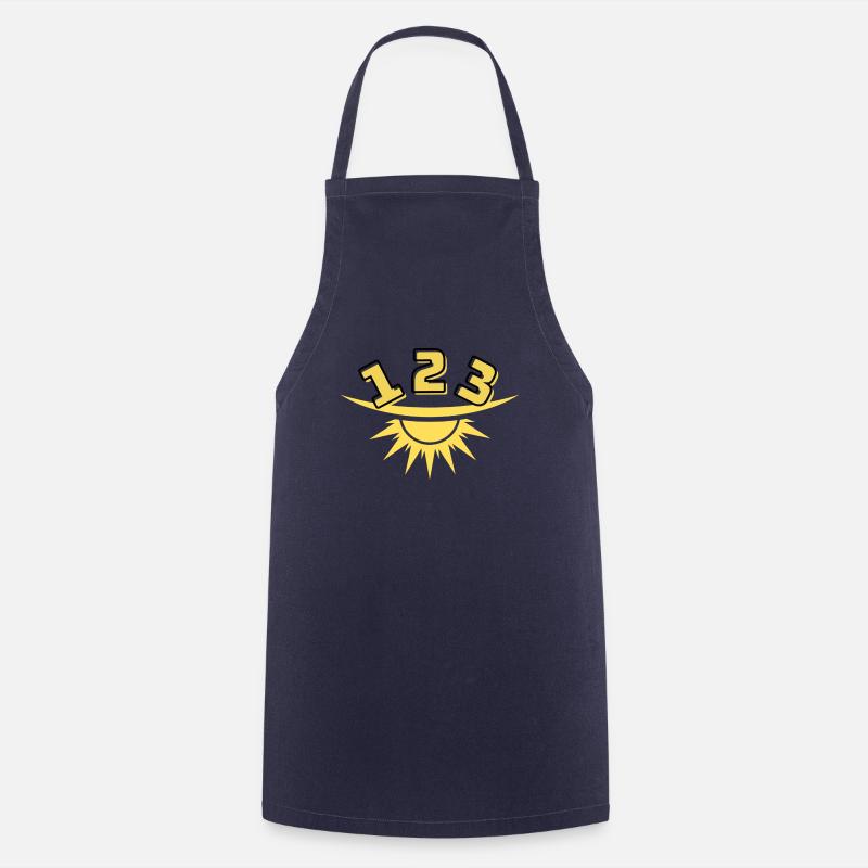 1 2 3 Soleil - Tablier de cuisine - marine