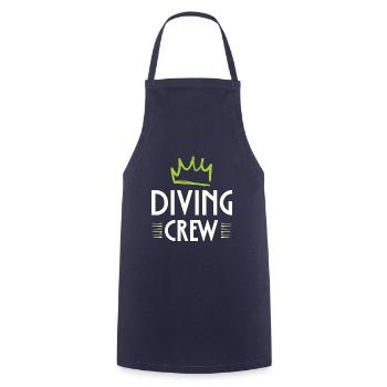Diving Crew - Cooking Apron - navy - Front - AI Model Male 185 dark (185cm)
