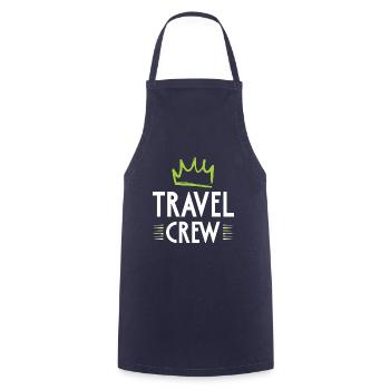 Travel Crew - Kochschürze - Navy - Vorne - AI Model Male 185 dark (185cm)